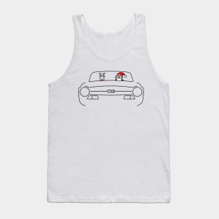 Triumph TR6 classic British sports car Christmas special edition Tank Top